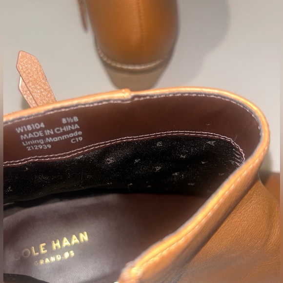 Cole Haan Brown Leather Ankle Booties - Picture 7 of 7